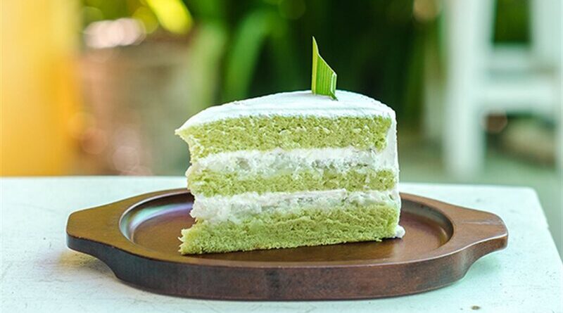 Green Coconut Cake