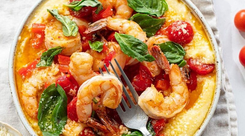 shrimp and polenta