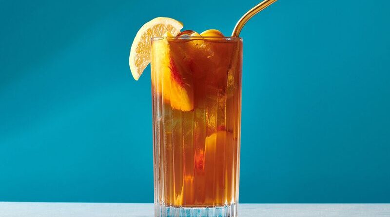 Iced Ginger Peach Tea