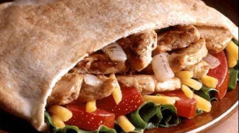 Chicken Fajita Pita Jack in The Box