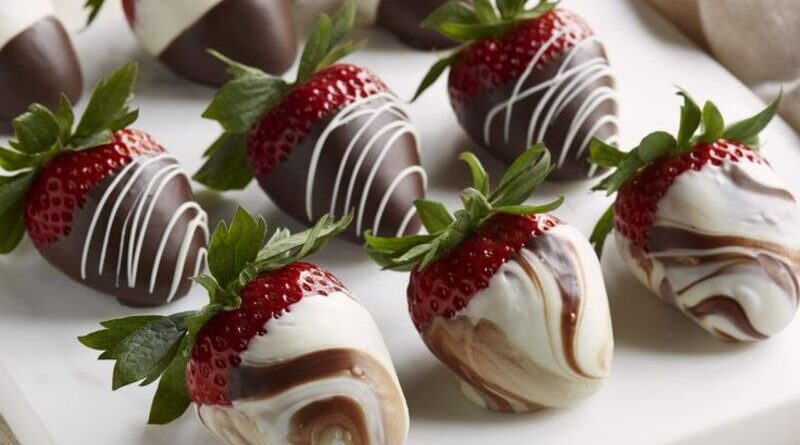 White Chocolate Strawberries