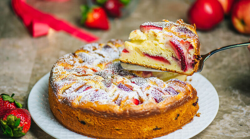 Strawberry Coffee Cake