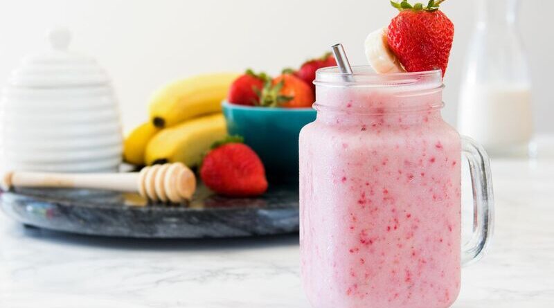 Strawberry-Banana-Milkshake