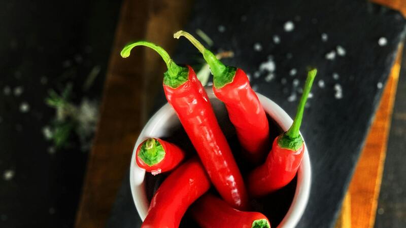 Hot red chili 